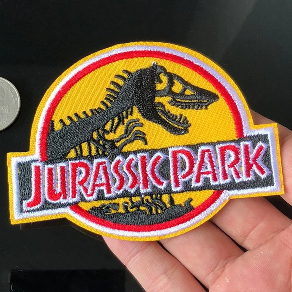 90;'s Animal Dinosaur Patch Iron on Embroidered For Clothes Jeans Sewing DIY